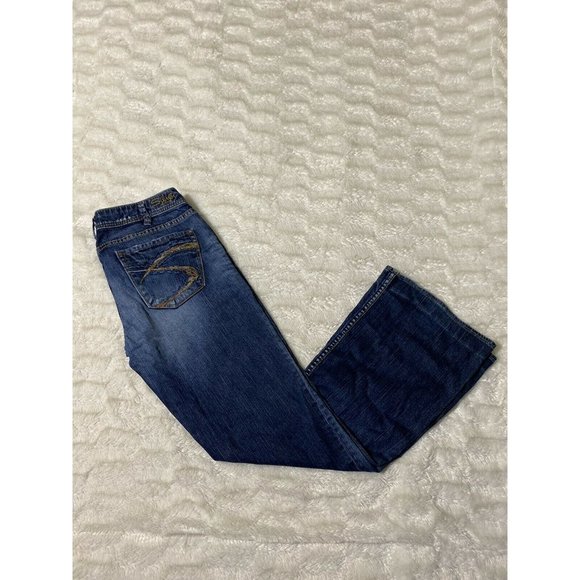 Silver Aiko Bootcut Stretch Medium Wash Jeans Women’s Size 30x33 (30x30 Msrd) - Picture 3 of 11